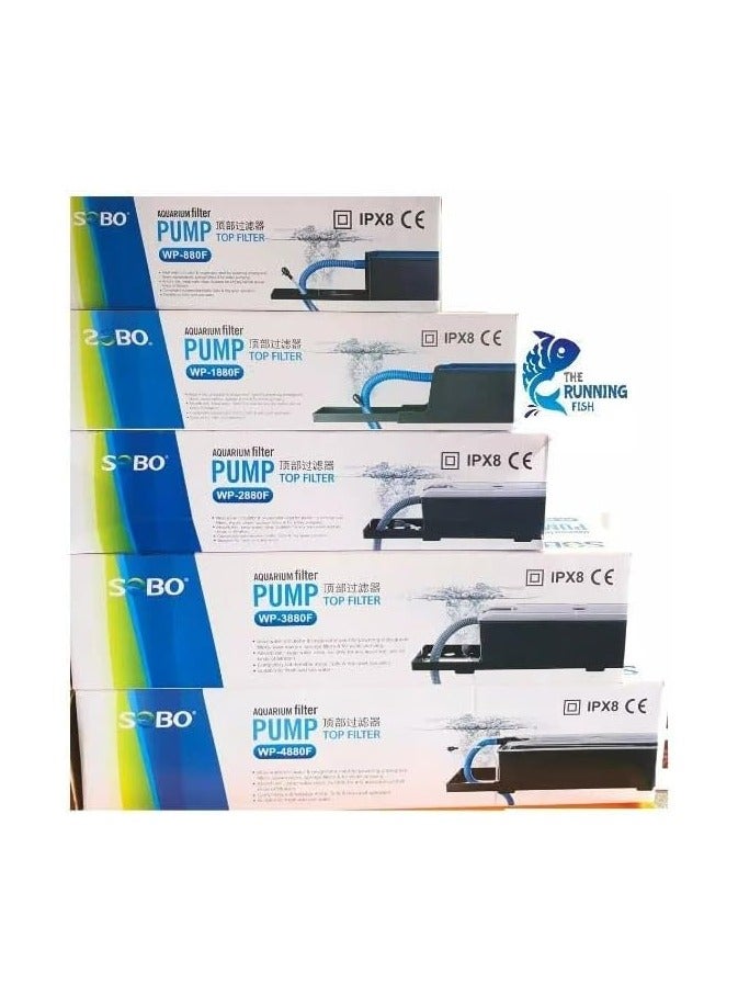 SOBO Aquarium Heavy Duty External Power Head Top Biological Filter (WP-1880F)