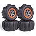 Hosim RC Wheels 12mm Hex for 110 Scale RC Car Tires for Traxxas SlashX07X089125915591569201E9205E9206E200E201ERZ001GA104009 and Most 110 RC Buggy Trucks Tires Replacement - Image 2