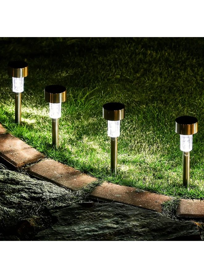 10PCS Solar LED Lights Outdoor Warm Light For Garden Lawn Path - Image 5