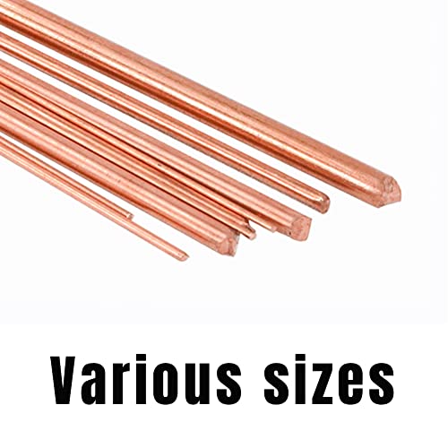 Tynulox 5Pcs 9 Gauge Pure Electrode Copper Round Rod 3.0mm Dia 10" Length Bare Copper Cu Metal Rod for Metal Craft Hobbies - Image 4