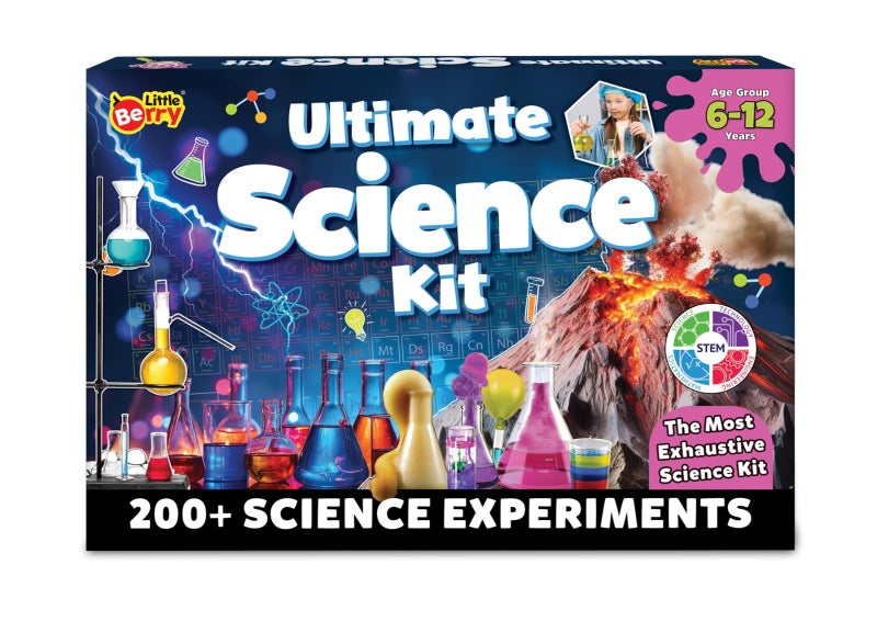 Little Berry Ultimate Science Kit for Kids: 200+ Science Experiments | STEM Kit for Kids | DIY Kit with Materials | Science Experiment Kit | Educational & Learning Toys for 6-12 Year Old - Image 1