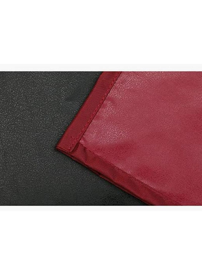 DEBIK® | PVC Waterproof & Dustproof Apron For Dishwashing, Coffee, Dog Grooming, Cleaning Fish, Project-Industrial Chemical Resistant Plastic Front Pocket Free Size Unisex - Pack of 1 (RED) - Image 3