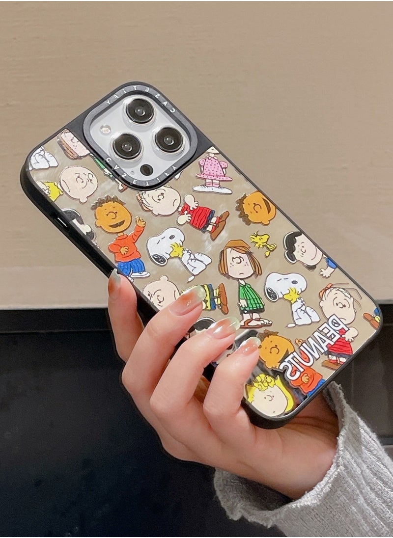 Casetify - Apple iPhone 15 Pro Max Case Snoopy family Magnetic Adsorption Phone Cover - Mirror Face - Image 1