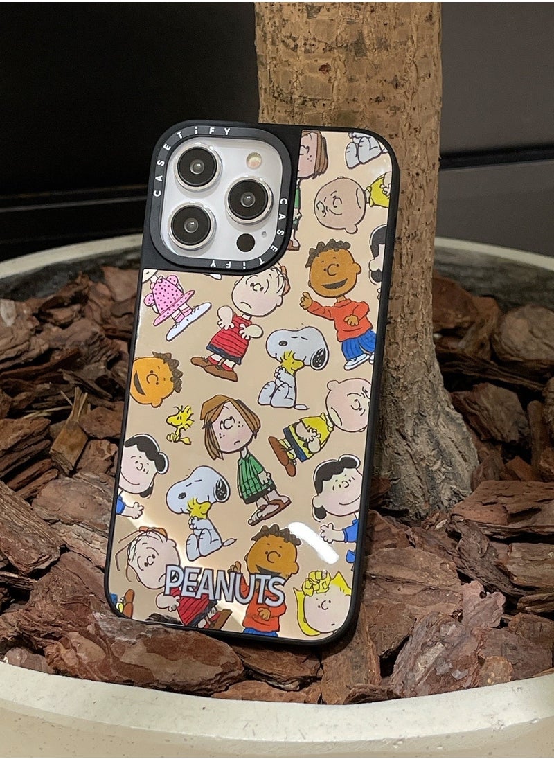 Casetify - Apple iPhone 15 Pro Max Case Snoopy family Magnetic Adsorption Phone Cover - Mirror Face - Image 1