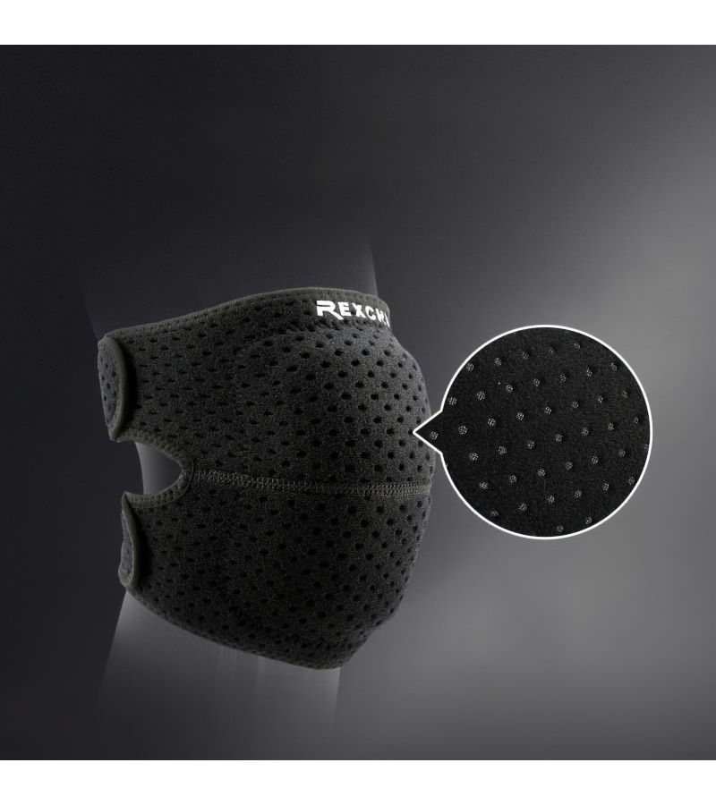 2pcs Black Running Sports Knee Pads For Fitness Hiking Basketball And Dancing Comfort Support Size M - Image 5