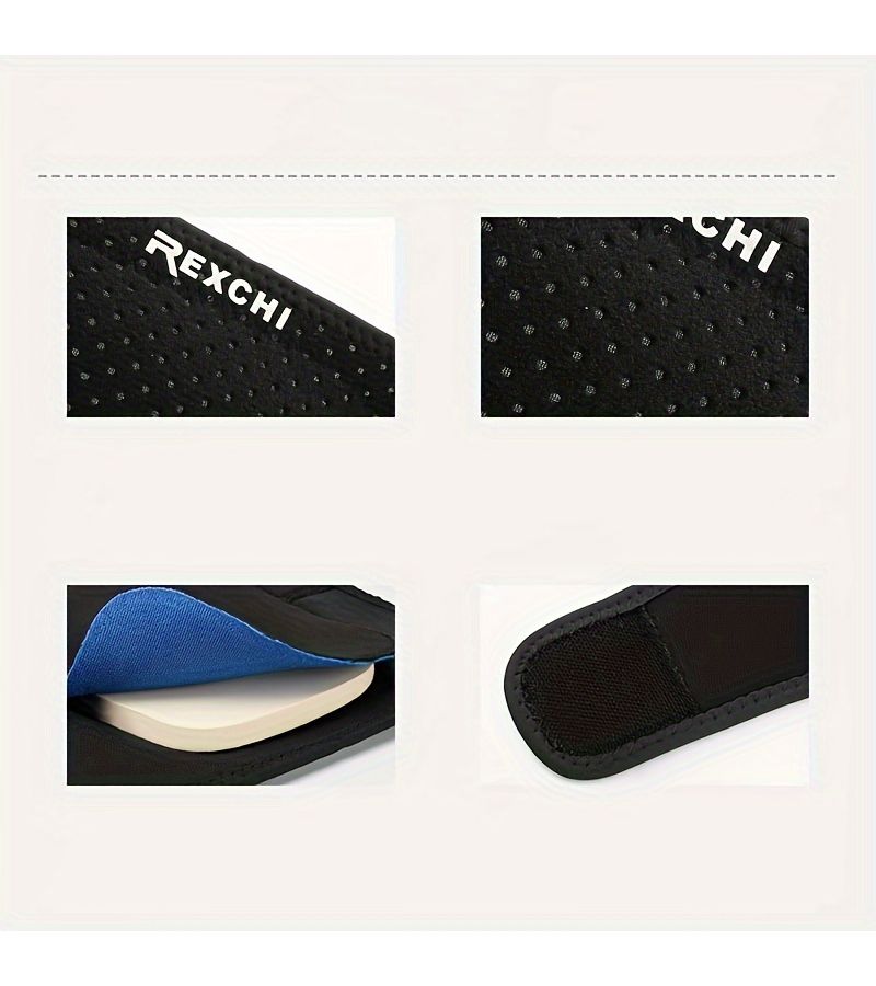 2pcs Black Running Sports Knee Pads For Fitness Hiking Basketball And Dancing Comfort Support Size M - Image 3