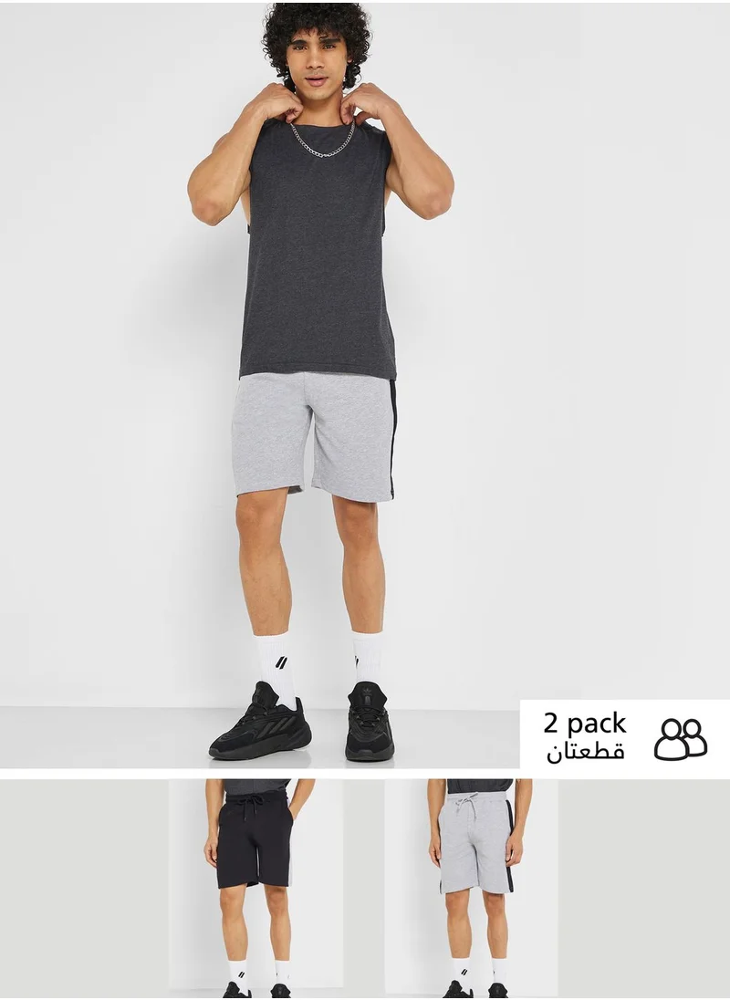 Seventy Five 2 Pack Panel Shorts