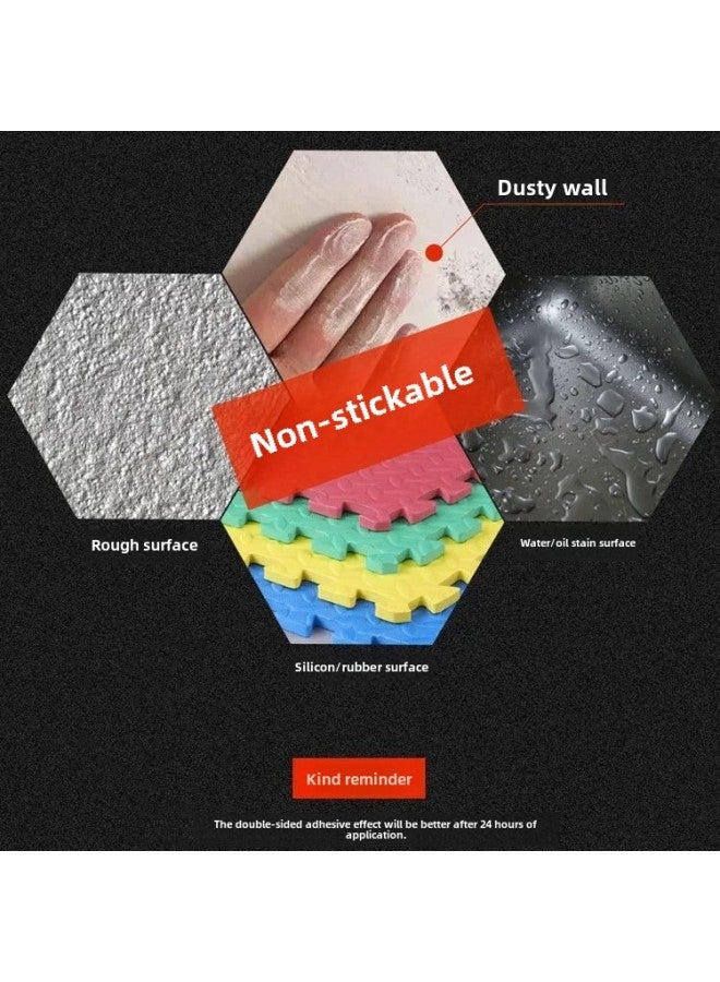 Loquat Cable Tie Holder Punch-free Adhesive Adjustable Cable Tie Holder Wire Clamp-Color:28mm * 28mm Yellow Skin Foam - Image 4