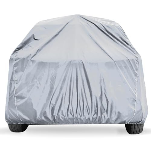 Auto Hub Car Cover Compatible with Sunny with Weather Resistant, Car Protection, Triple Stitched, Sunny Car Cover- Plain Silver - Image 5