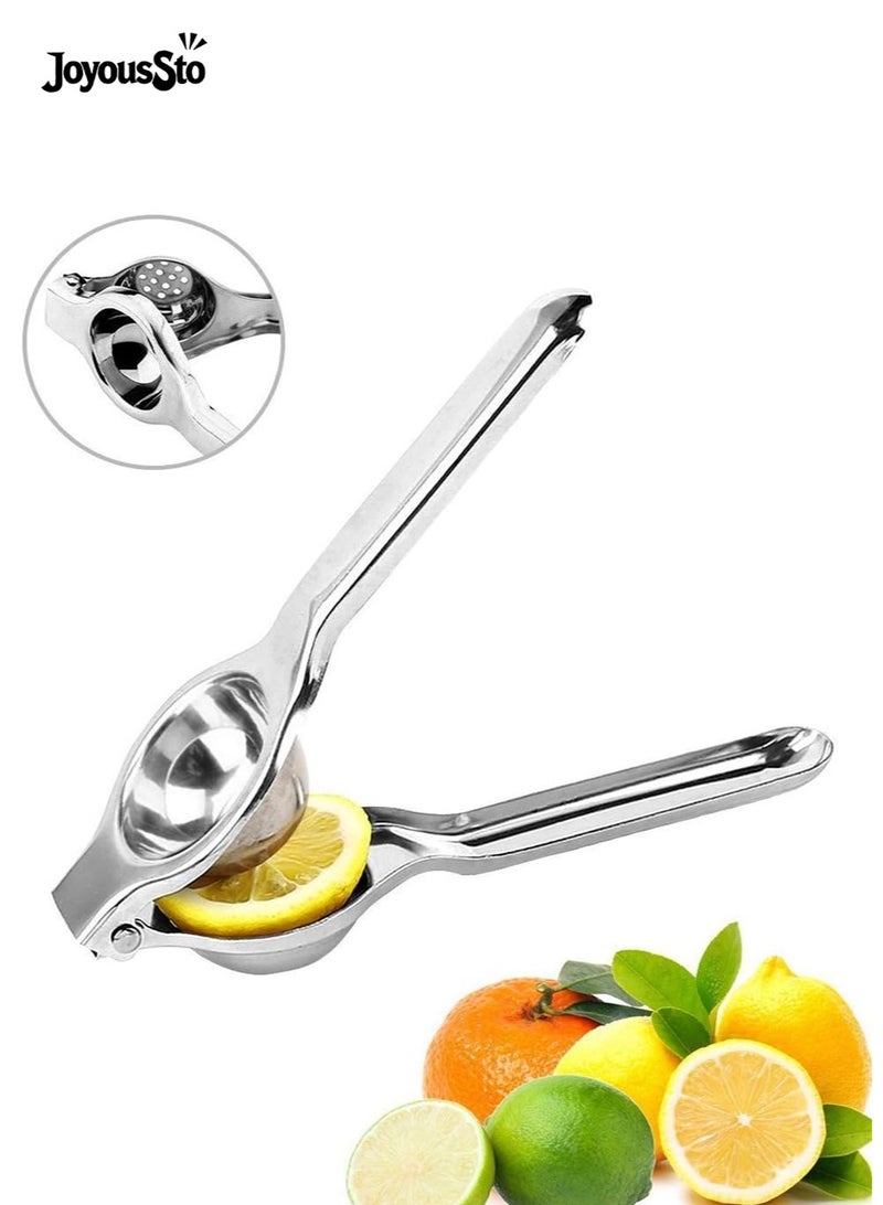متجر الفرح عصارة يدوية من الفولاذ المقاوم للصدأ، عصارة حمضيات ليمون، عصارة فواكه معدنية، عصارة يدوية احترافية، أداة مطبخ - Image 1