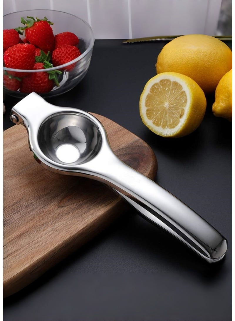 متجر الفرح عصارة يدوية من الفولاذ المقاوم للصدأ، عصارة حمضيات ليمون، عصارة فواكه معدنية، عصارة يدوية احترافية، أداة مطبخ - Image 3