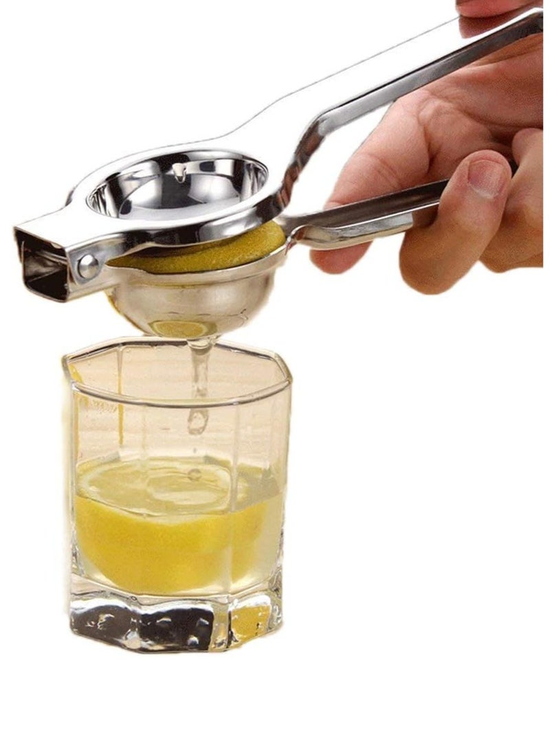متجر الفرح عصارة يدوية من الفولاذ المقاوم للصدأ، عصارة حمضيات ليمون، عصارة فواكه معدنية، عصارة يدوية احترافية، أداة مطبخ - Image 4