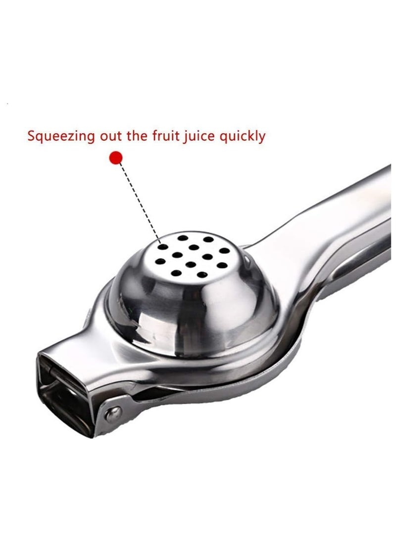 متجر الفرح عصارة يدوية من الفولاذ المقاوم للصدأ، عصارة حمضيات ليمون، عصارة فواكه معدنية، عصارة يدوية احترافية، أداة مطبخ - Image 5