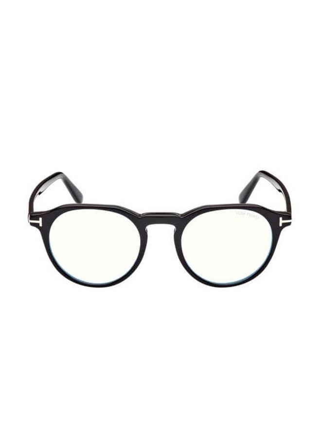 TOM FORD Men's Round Eyeglasses - TF5833-B 001 49 - Lens Size: 49 Mm - Image 2