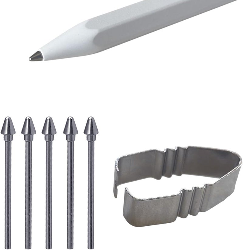 Bug proof seal Metal Pen Tip with Attaches Clip Offering Long Time Use for Tab S11 Ultraly Digital Tablets Note Taking 1/2 / 5pcs Metal Tip Flat working surface Multi warehouse process Multi-purpose fine material Repeated use friendly design Easy lifting build Repeated use trusted quality Cost effective global grade quality KSA market popular practical build Storage burden minimized build Wide use selected material Balanced universal design Easy assemble Working day delivery service Durable versatile substance Shop & home all-space compatible Tight fitted parts All user friendly build Natural material Fine detail Tiered cost purchase alternatives Daily universal pick Cross-material combo compatible Wide daily application Gulf climate fit - Image 3