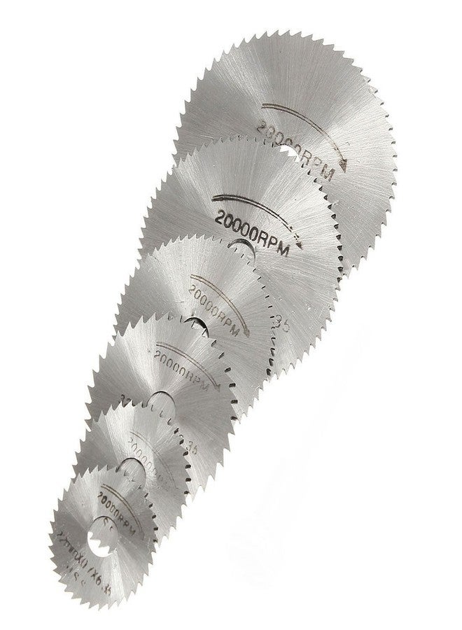 OriGlam OriGlam 6PCS HSS Rotary Circular Saw Blades Cutting Discs, Wood Cutting Rotary Tool for Dremel Drills Rotary Mandrel - Image 3