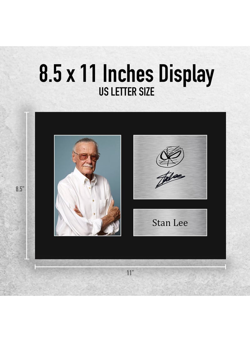 HWC Trading HWC Trading Stan Lee Marvel Gifts USL Signed Printed Autograph Picture for TV Show Fans - US Letter Size  - Image 2