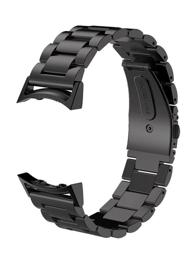 NIBEMINENT Stainless Steel Band For Samsung Gear 3 Frontier And Classic Black