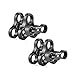 MINIFOCUS 3 Holes Ball Clamp Mount x 2pcs,  1' Triple Holes Camp for Video Light Flash Light Arm System Underwater - Image 2