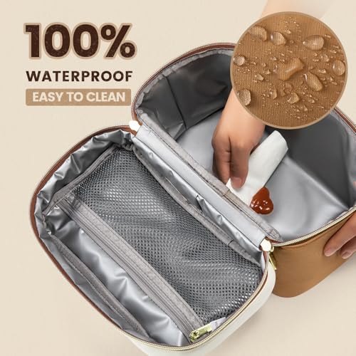 LOVEVOOK Insulated Lunch Bag for Women,Adult Lunch Box for Women,Leakproof Cooler Bag for Office Picnic Hiking Beach,Lunch Tote Bag with Adjustable Shoulder Strap - Image 5