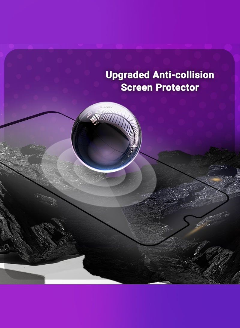 CATANES 2 Pieces Premium 3D Full Coverage Screen Protector for Samsung Galaxy A17 5G – 6GB RAM / 128GB Storage - Image 4