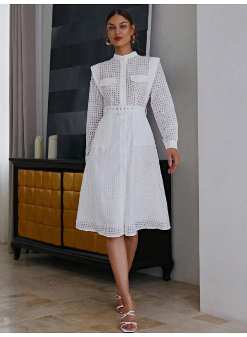 SIMPLEE Women's Summer Elegant DressLight & Comfortable Lightweight Cotton Blend Perfect for Outings