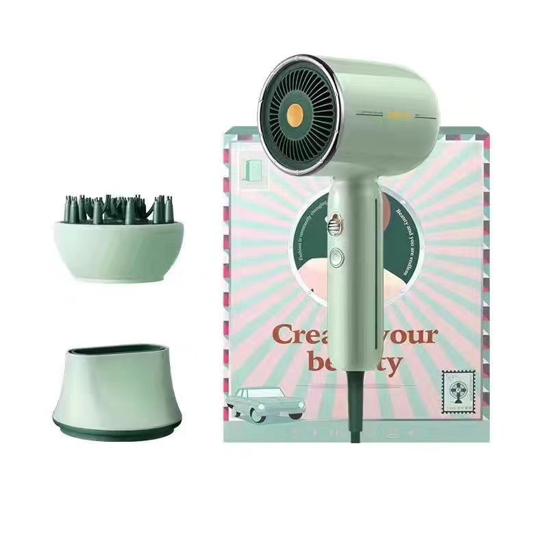 Soocas RH1 Hair Dryer Styler with Concentrator Nozzle, Professional Styling Tool, Green - Image 1