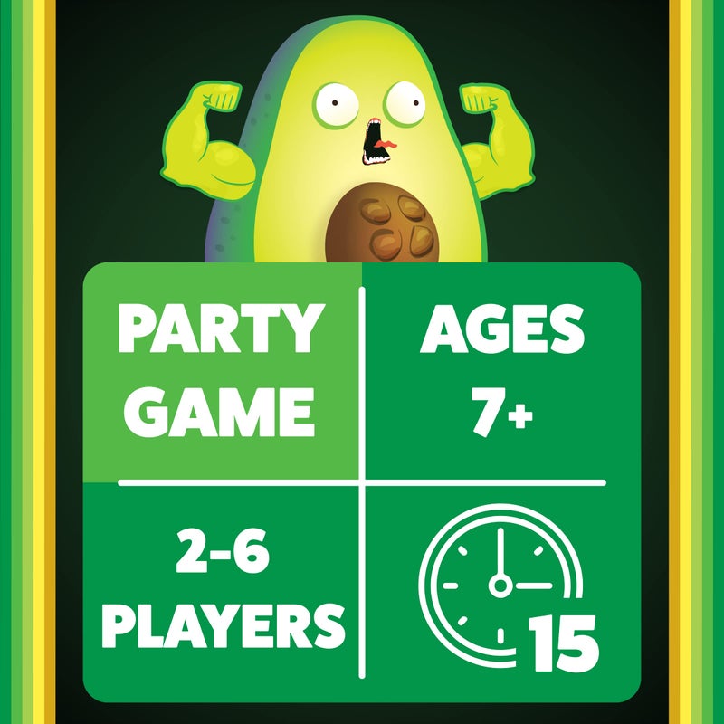 Exploding Kittens Throw Throw Avocado 26 Players  Ages 7  15 Minutes to Play  Dodgeball Card Game  Party Game Family Game Night Kid and Adult Card Game - Image 3