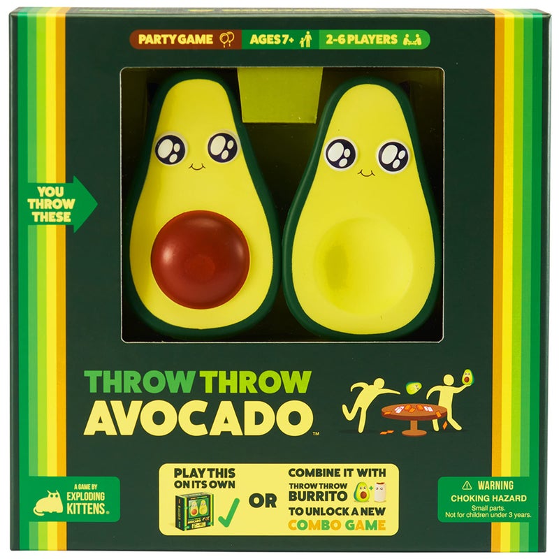 Exploding Kittens Throw Throw Avocado 26 Players  Ages 7  15 Minutes to Play  Dodgeball Card Game  Party Game Family Game Night Kid and Adult Card Game - Image 2