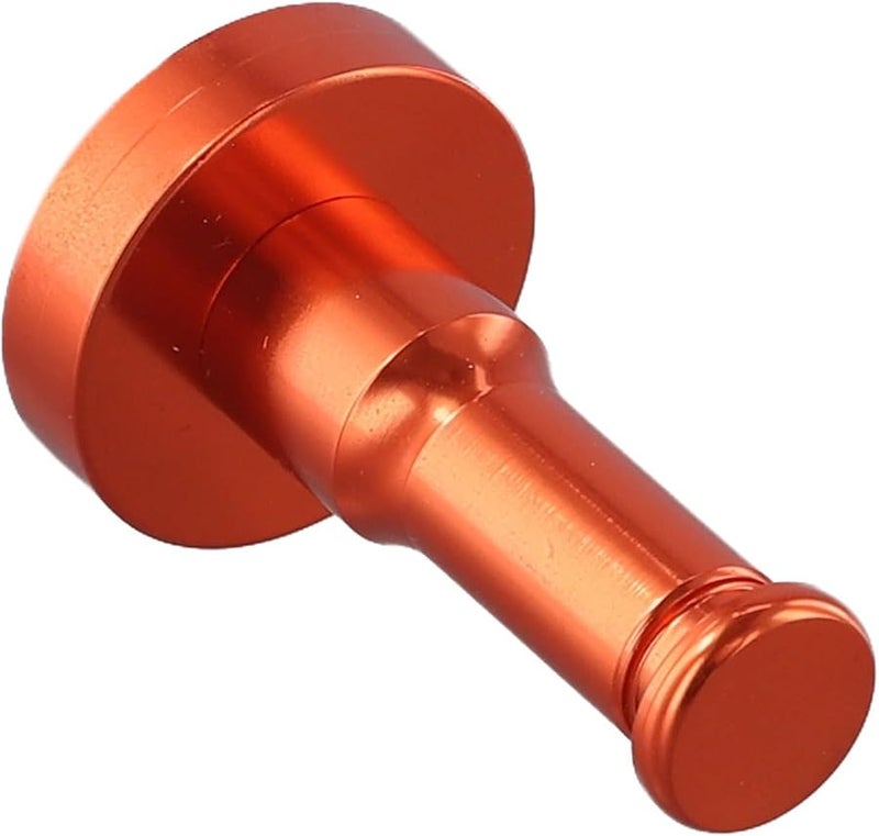 Orange Heavy Duty Waterproof Anti Rust Aluminum Wall Hook for Hats Clothes Kitchen - Image 4