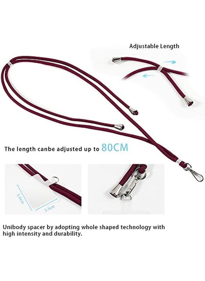 erorex - Oppo Realme 6 Pro Case Plus Universal Mobile Phone Lanyards Neck Crossbody Soft Strap Silicone Tpu Cover Bumper Shell For Oppo Realme 6 Pro 6.6” - Image 1