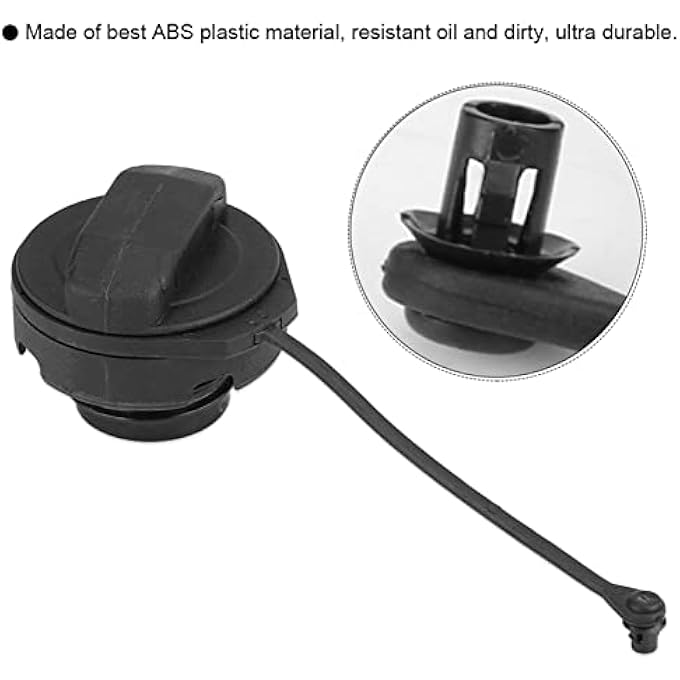 rayihni Fuel Gas Tank Cap Durable Leak Resistant Replacement for 1J0201553A Universal Fit Automotive Fuel Cap for Cars SUVs Trucks Heavy Duty Gasoline Cap for Vehicles - Image 3