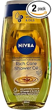 Nivea زيت الاستحمام نيفيا النقي الطبيعي 200 مل عبوة من 2 - Image 1