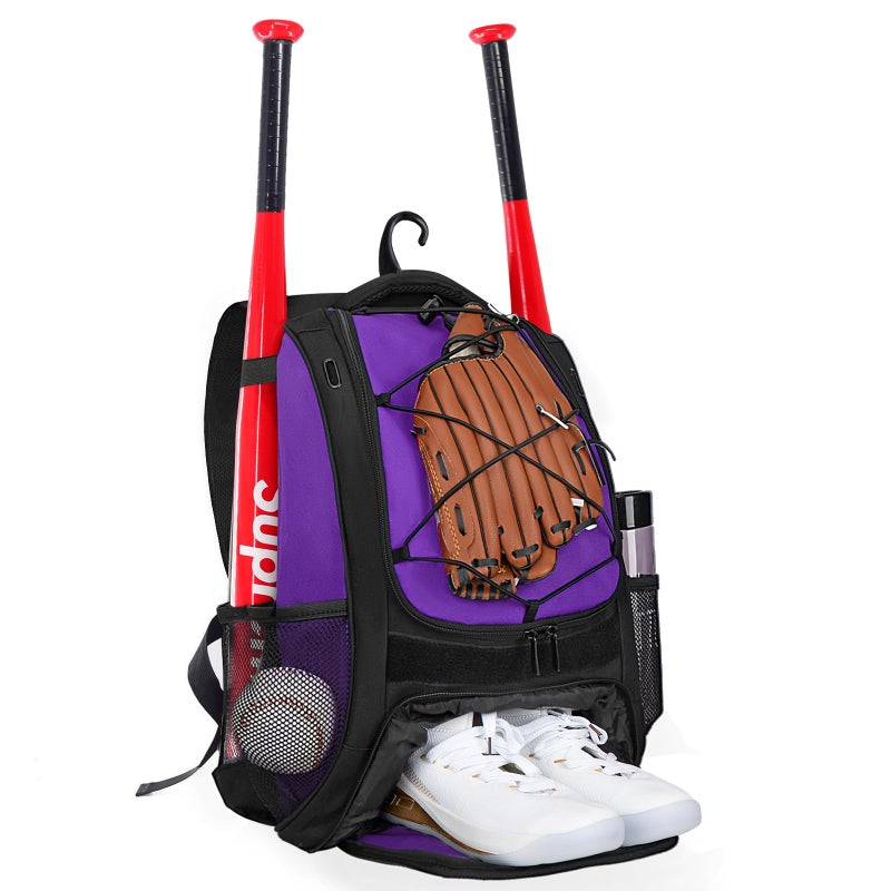 Goloni Baseball BagBackpack for Baseball TBall Softball Equipment GearSoftball Bag with Shoe CompartmentFence Hook - Image 2