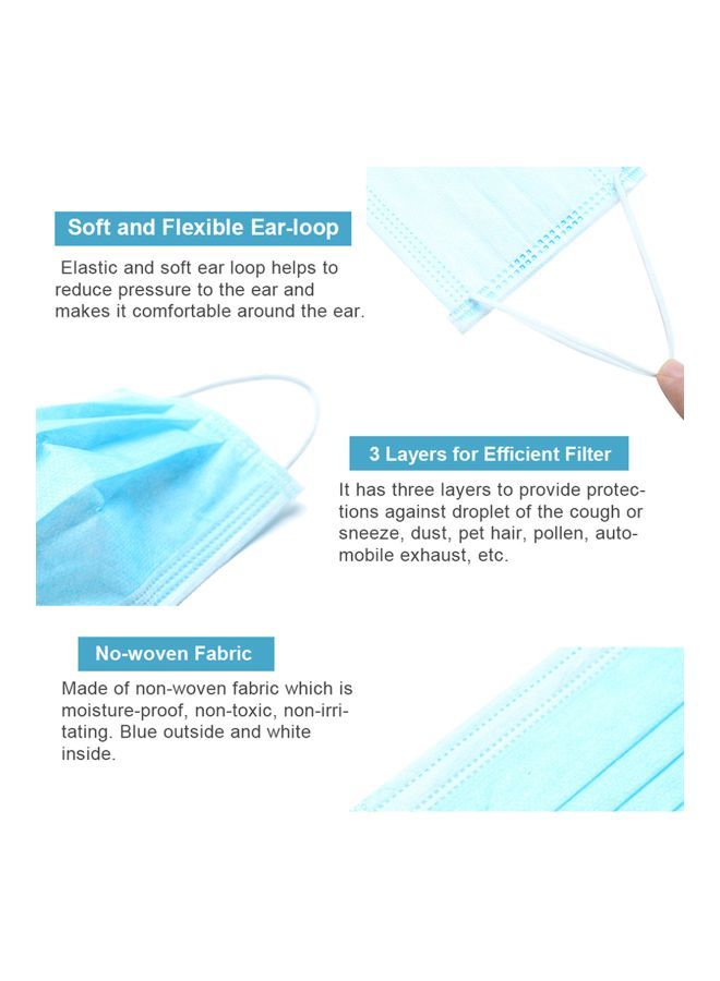 NIBEMINENT 5-Piece Disposable Face Mask With Elastic Earloop - Image 5