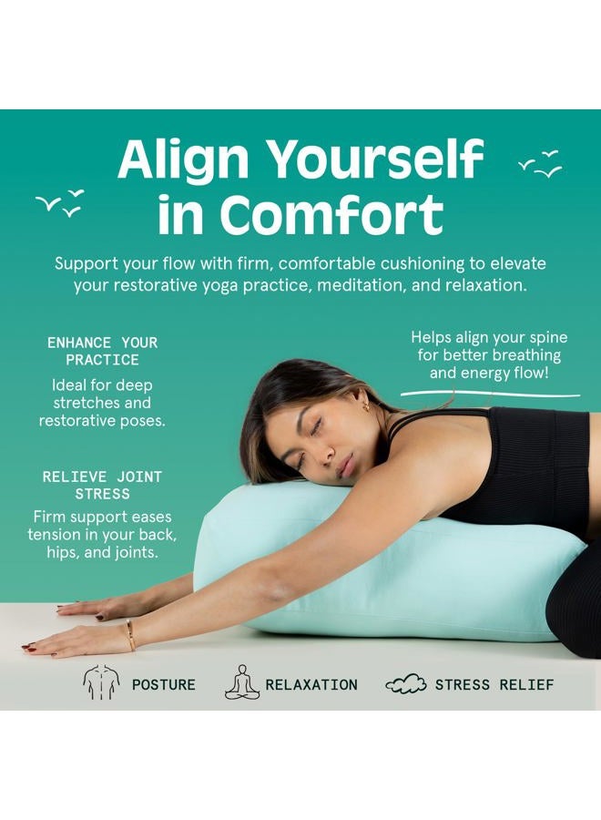 Retrospec Sequoia Yoga Bolster Rectangular - Image 4