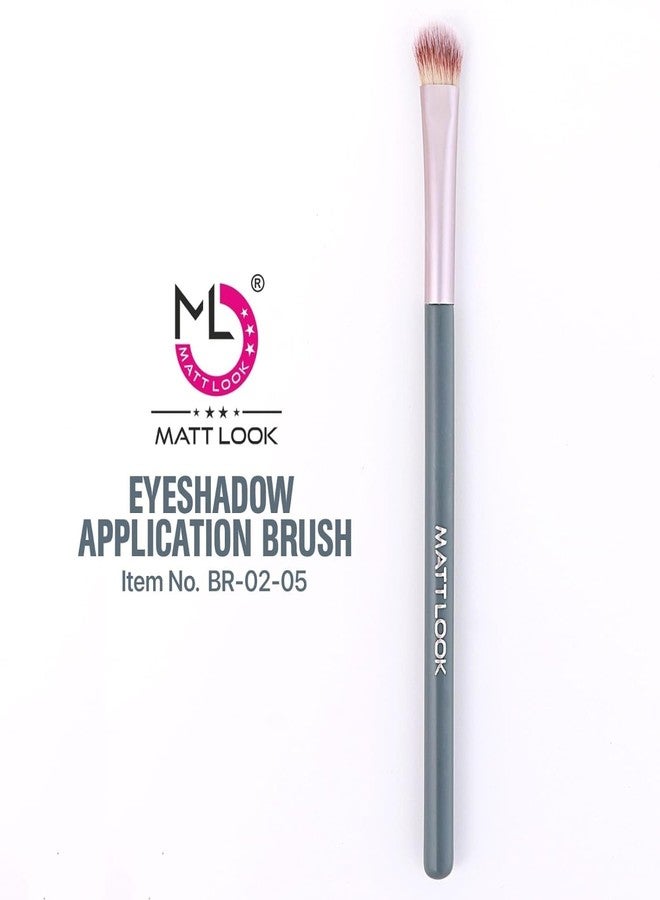 MATT LOOK Ultra Soft Synthetic Bristle Makeup Brush for Face Makeup - Eye Shadow Application Brush - Image 2