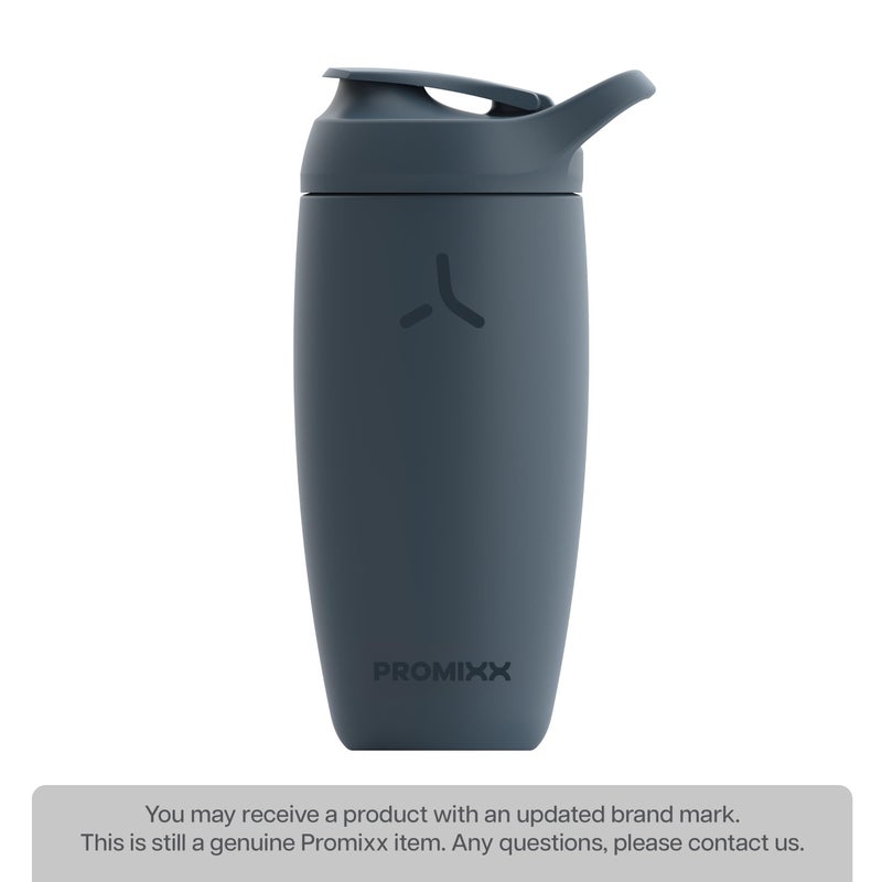 Promixx Pursuit Shaker Bottle - Insulated Stainless Steel Shaker Cup - 18oz - Midnight Blue - Image 2