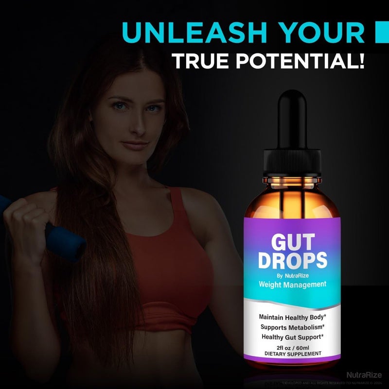 NutraRize Gut Drops Premium GutDrops Dropper AllNatural Liquid Formula to Maintain Healthy Body Energy and Overall WellBeing Official Gut Drops Gotas Review 30 Servings - Image 4