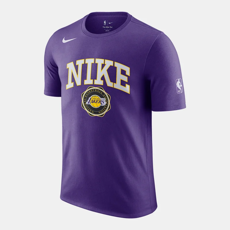 Nike Purple Men's NBA Los Angeles Lakers Essential T-Shirt for Men | Best Price UAE