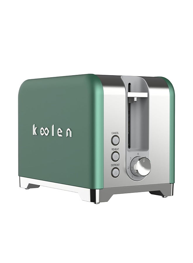 KOOLEN Double stainless steel toaster - 930W - Green - 800104018 930 W 800104018 Green - Image 1