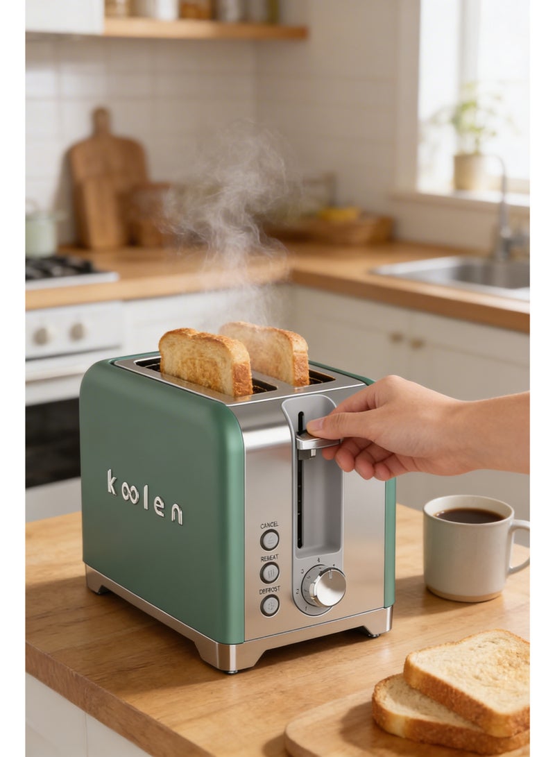 KOOLEN Double stainless steel toaster - 930W - Green - 800104018 930 W 800104018 Green - Image 2