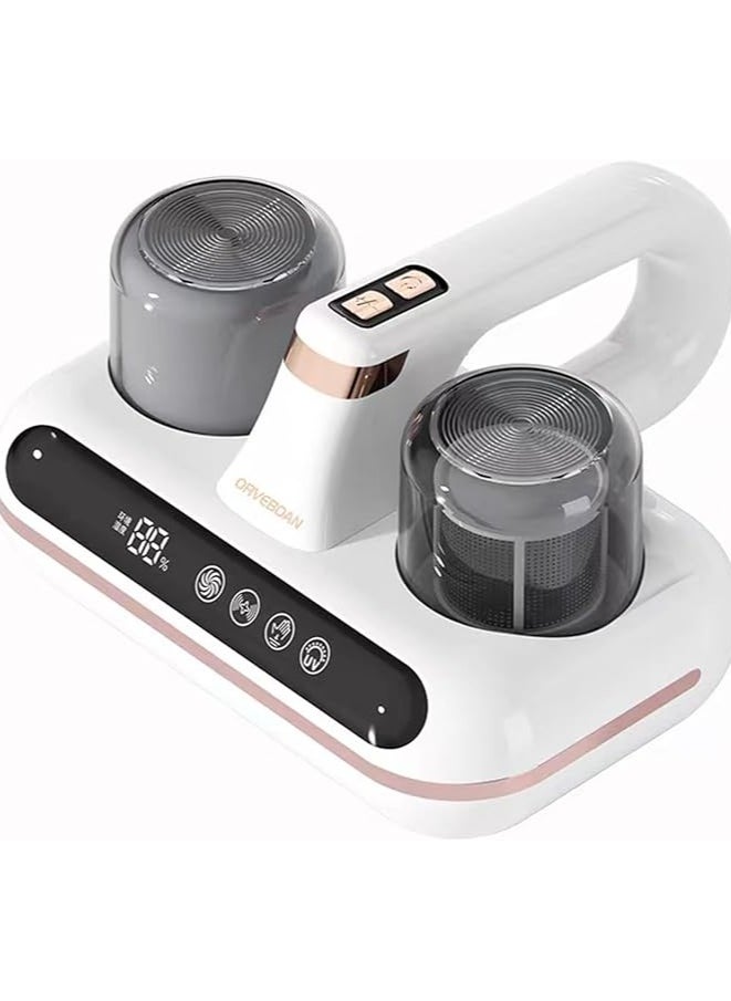 SUKILO Mattress Vacuum Cleaner – UV Dust Mite Remover with Dual Suction Modes (8kPa & 10kPa), HEPA Filter, 210ml Dust Bin, 100W – Multi-Surface Handheld Vacuum for Bed, Sofa & Carpets  - Image 1