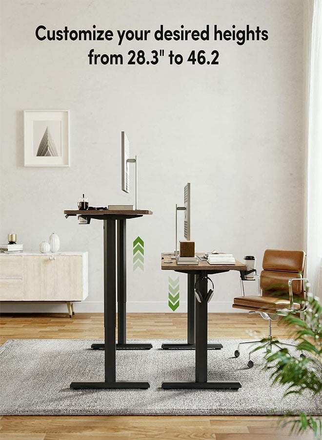 إن كي أكس مكتب ألعاب متعدد الوظائف بارتفاع قابل للتعديل مع أضواء ، جهاز تحكم عن بعد لاسلكي، حامل مقبض، حامل أكواب، مقبس USB وخطاف سماعة رأس 120 سم - Image 3