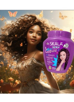 SKALA Skala Mais Cachinhos 2-in-1 Conditioner and Treatment Cream The Perfect Solution For Girls With Curly Hair,  Deep Hydration, Shiny and Defined More Curls 1000g ( Brazil )  - Image 2