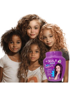SKALA Skala Mais Cachinhos 2-in-1 Conditioner and Treatment Cream The Perfect Solution For Girls With Curly Hair,  Deep Hydration, Shiny and Defined More Curls 1000g ( Brazil )  - Image 5