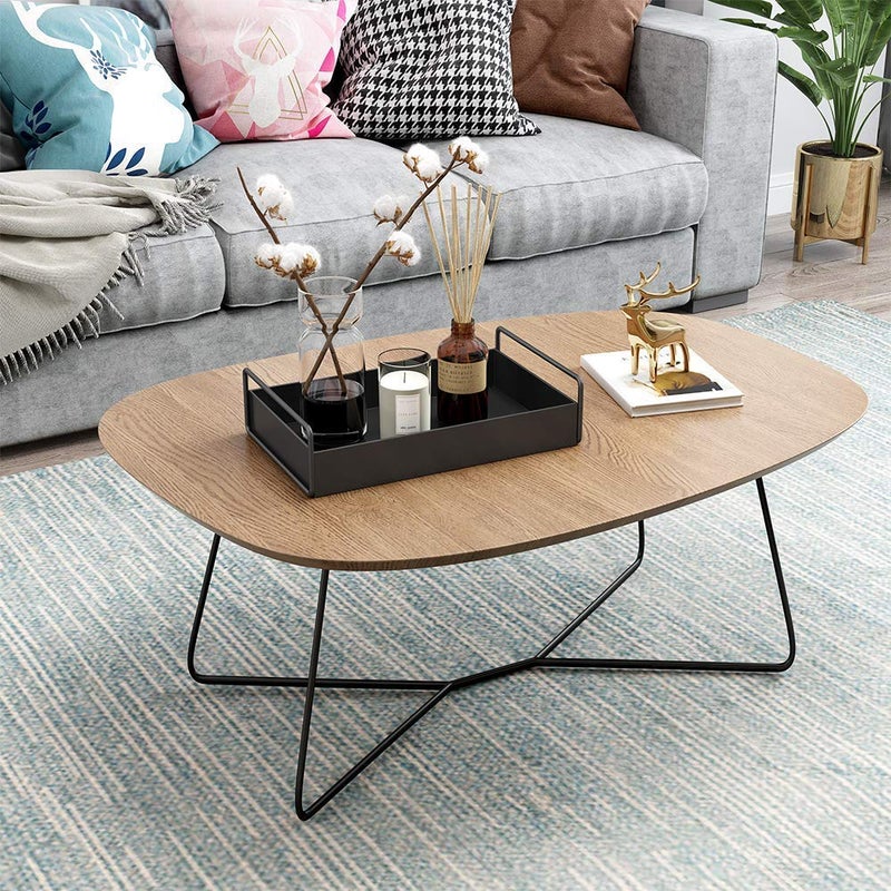 shiok decor®Bathroom Vanity Tray, Kitchen/Bathroom Countertop Storage Shelf Organizer,Coffee Table Decorative Tray Cosmetic Organizer Display Holder, Black - Image 4