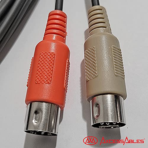 AXA AXCESSABLES AxcessAbles 2-Pair 10ft MIDI Cable Dual 5-Pin to Dual 5-Pin. MIDI (Musical Instrument Digital Interface) Cable for Digital Keyboards, Synthesizers, Audio Interfaces. (MID-203 10ft) - Image 4
