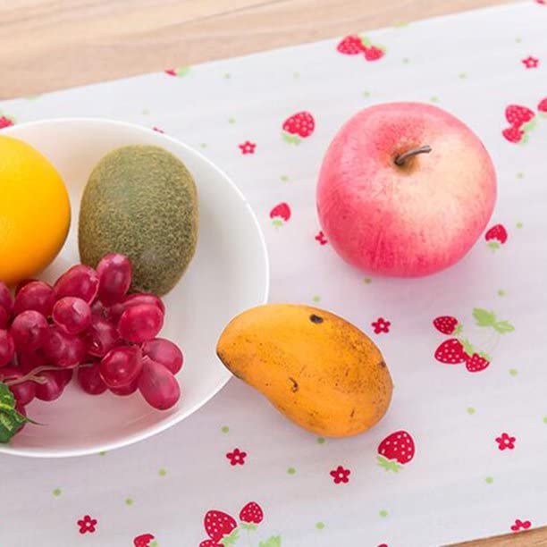 Shyam Enterprise Kitchen Drawer Mats Non Adhesive Refrigerator Liners Waterproof Fridge Table Place Mat for Cupboard Cabinet Drawer Liner MultiPrinted 30 x 300 CMPack of 2 - Image 3