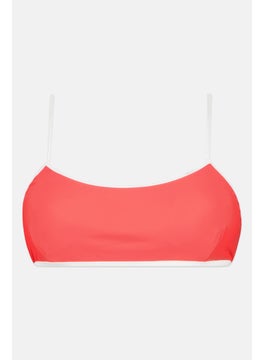 Don't Call Me Jennyfer Women Padded Solid Bikini Top, Red  - Image 1